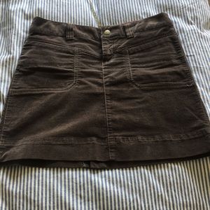 Euc athleta above knee velvet skirt